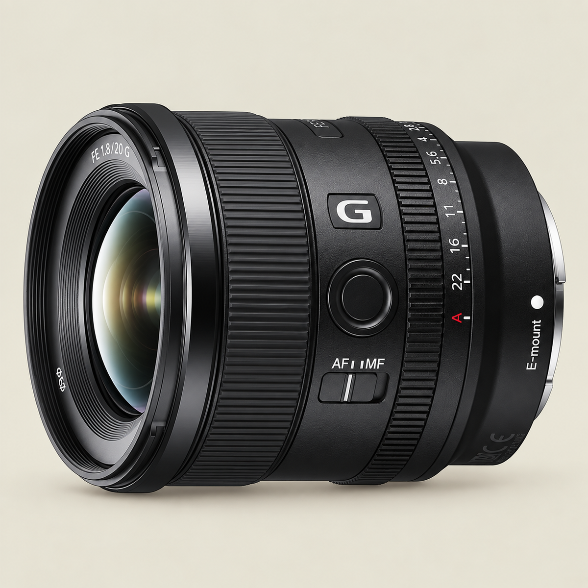 Sony FE 20mm F1.8 G Wide-Angle Prime Lens (Open Box)